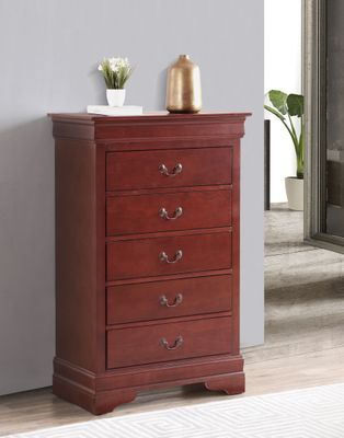 Elegant Cherry Traditional Storage Chest Elegant Cherry Traditional Storage Chest