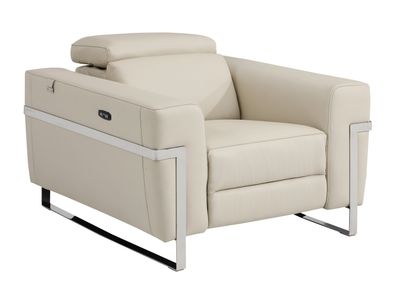 Global United Top Grain Italian Leather Chair with - 43 - 41x43x40IN