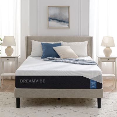 DreamVibe Essential 12in Memory Foam Mattress California King - White DreamVibe Essential 12in Memory Foam Mattress California King - White
