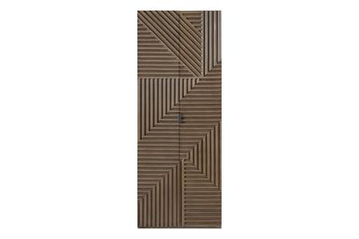 American White Oak Wardrobe Armoire with Hanging Rod and Drawers - Rye American White Oak Wardrobe Armoire with Hanging Rod and Drawers - Rye