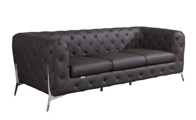 Global United Transitional Top Grain 100% Italian - 93x38x30.5IN Global United Transitional Top Grain 100% Italian - 93x38x30.5IN