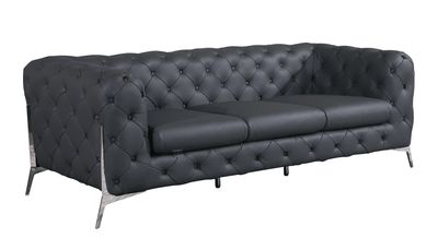 Global United Transitional 100% Top Grain Italian - 93x38x30.5IN Global United Transitional 100% Top Grain Italian - 93x38x30.5IN