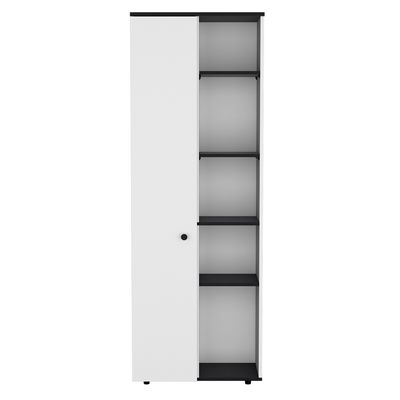 Multistorage Kitchen Pantry Lane, Kitchen, White / Black - White+Black