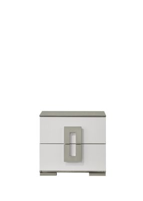 Olivia Contemporary Style 2 - Drawer Night stand Made with Wood in