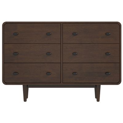 Alexa Mid Century Modern Dresser - Brown Alexa Mid Century Modern Dresser - Brown