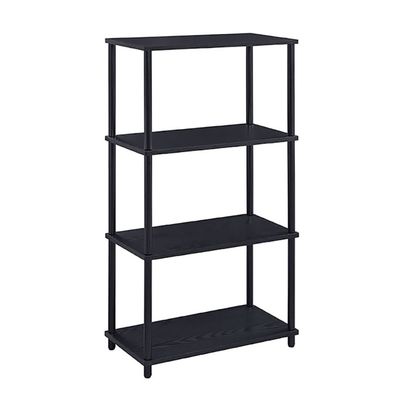 Black Bookshelf with 4 Shelf Black Bookshelf with 4 Shelf