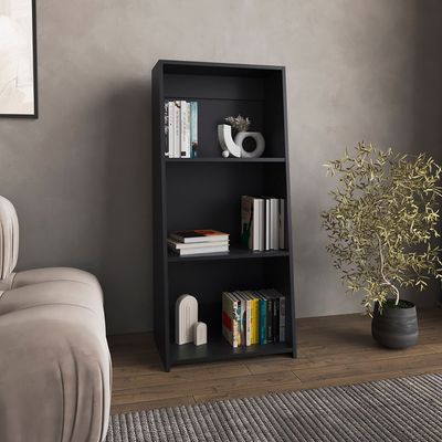 Bookcase Piney, Office, Black