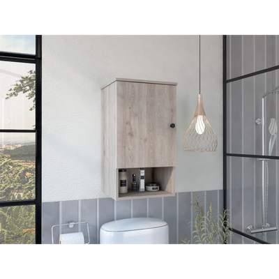 Kensington 1 - Shelf Medicine Cabinet Light Grey - Light Gray