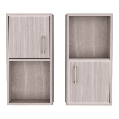 Medicine Cabinet Florence, Bathroom, White Oak - Multicolor
