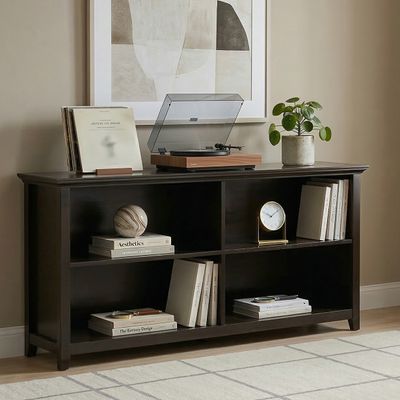Amherst Low 4 Shelf Bookcase - Brown Amherst Low 4 Shelf Bookcase - Brown