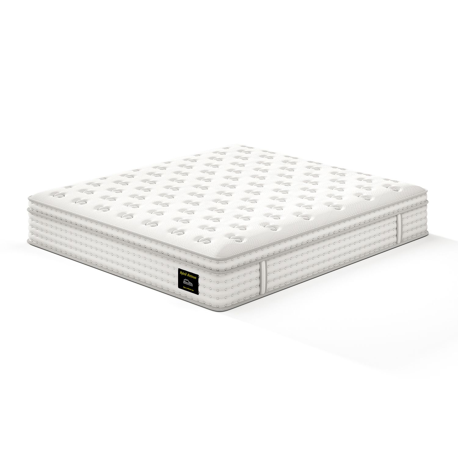 12'' Hybrid Mattress - King - White 12'' Hybrid Mattress - King - White