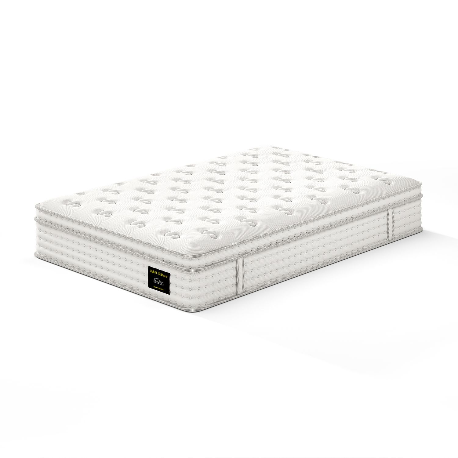 12'' Hybrid Mattress - Full - White 12'' Hybrid Mattress - Full - White