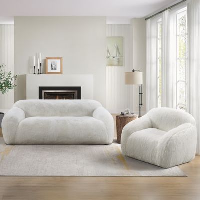 Adell Polar Bear 2 - Piece Living Room Set, Sofa and - T2574P510853 Adell Polar Bear 2 - Piece Living Room Set, Sofa and - T2574P510853