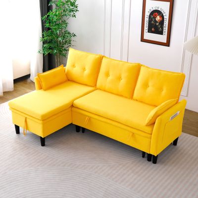 L - Shaped Reversible Chaise Sectional Sofa with - W3371S00027