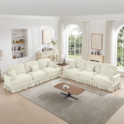Classic 2 Piece Modular Couch Living Room Sofa Set with - W3041S00237 Classic 2 Piece Modular Couch Living Room Sofa Set with - W3041S00237