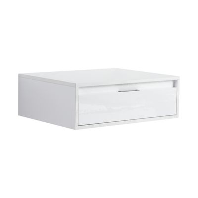 24 Bathroom Cabinet, Soft Close Drawer, Float Mounting Design, Glossy