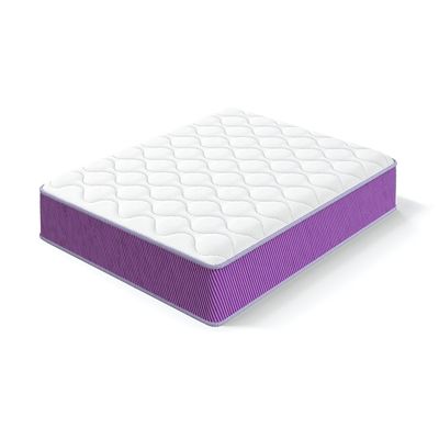 Full Size 10 Full Size 10" Hybrid Mattress - White+Purple