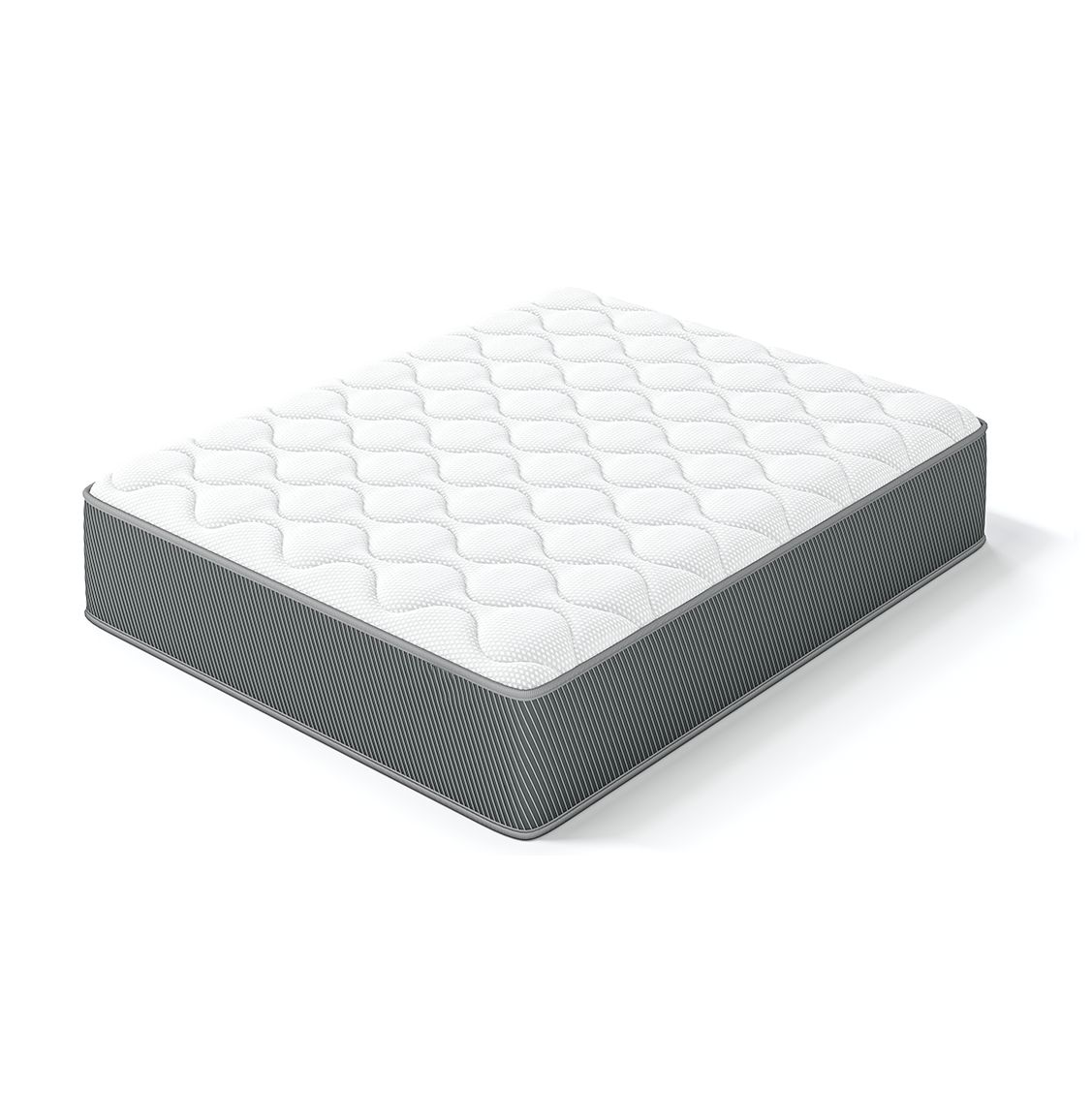 Full Size 10 Full Size 10" Hybrid Mattress - White+gray