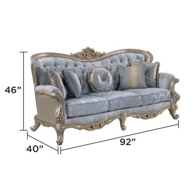 Royale Traditional Style Upholstery 5PC Living room set Made with Wood Royale Traditional Style Upholstery 5PC Living room set Made with Wood