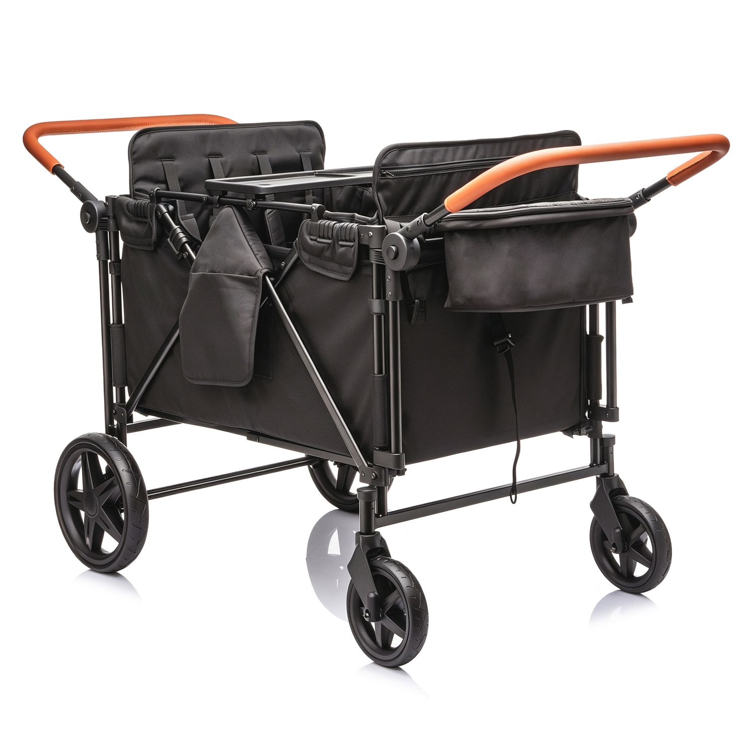 Wogan Stroller W/removble 4 - Seater - Black Wogan Stroller W/removble 4 - Seater - Black