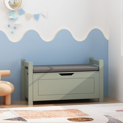 Kids Toy Box Chest for Boys Girls - Sage