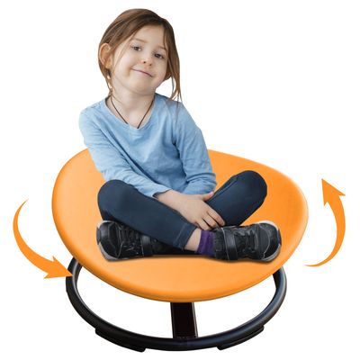 KIds Sensory Swivel Chair For Children With Autism - Orange