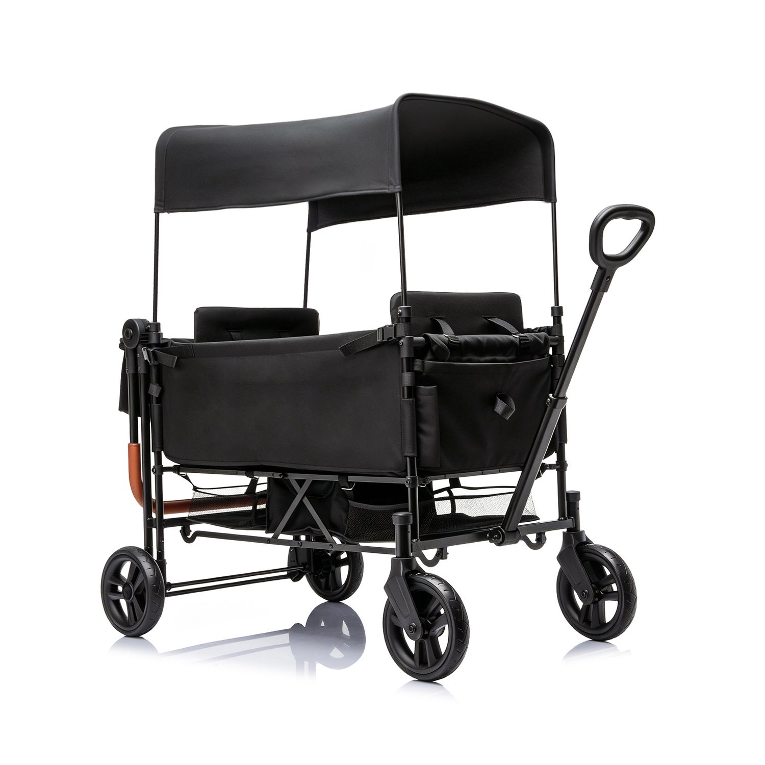 Wagon Stroller for 2 Kids - Black Wagon Stroller for 2 Kids - Black