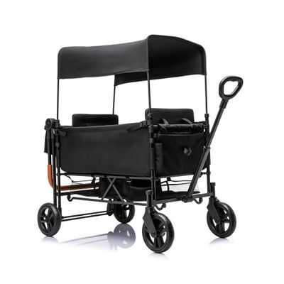 Wagon Stroller for 2 Kids - Black