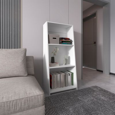 Bookcase 47 H, 3 shelves, White