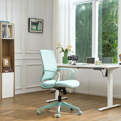 Colorful Office Task Chair 350LBS - Cyan