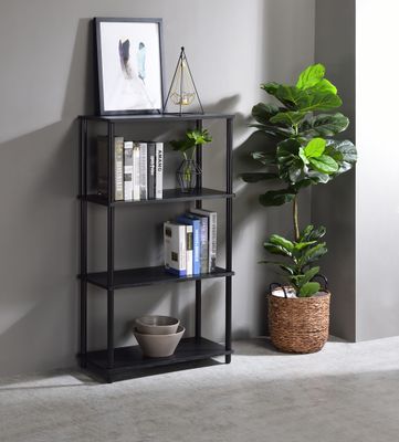 Nypho Black Finish Bookshelf Nypho Black Finish Bookshelf