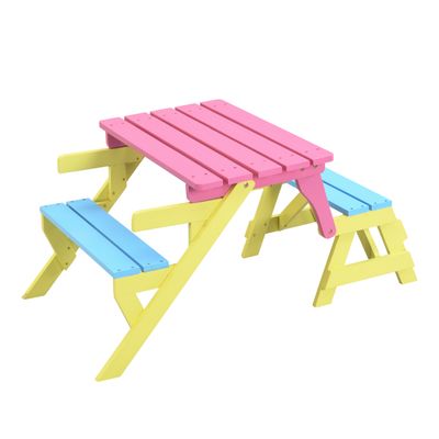 KID'S MULTI - FUNCTIONAL ARM CHAIR, TABLE & 2 BENCHES (All - in - one) KID'S MULTI - FUNCTIONAL ARM CHAIR, TABLE & 2 BENCHES (All - in - one)