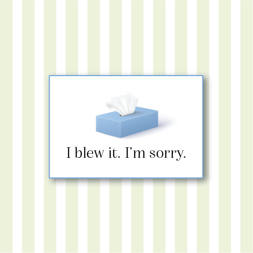 I&#39;m Sorry
