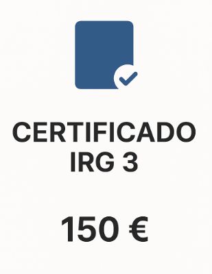 Certificado IRG 3