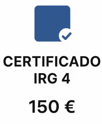Certificado IRG 4