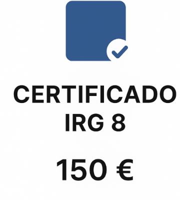 Certificado IRG 8