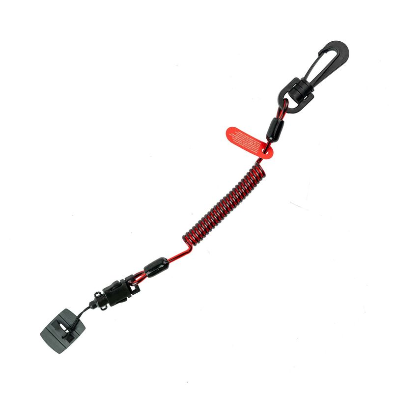 Coil E-Tether With Poly Clip & E-Catch (Non-Conductive) Coil E-Tether With Poly Clip & E-Catch (Non-Conductive)