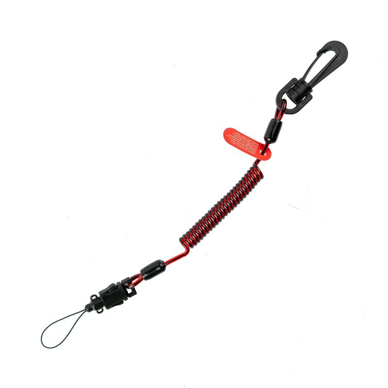 Coil E-Tether With Poly Clip (Non-Conductive) (10 Pack) Coil E-Tether With Poly Clip (Non-Conductive) (10 Pack)