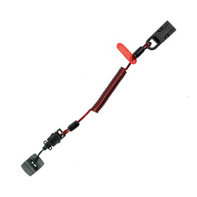 Coil E-Tether With Poly Clamp & E-Catch (Non-Conductive)