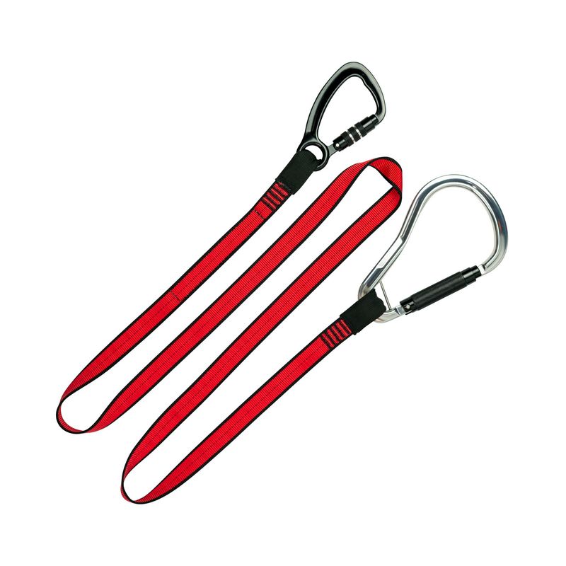 Webbing Tether Heavy-Duty Dual-Action Carabiner - 36,3kg Webbing Tether Heavy-Duty Dual-Action Carabiner - 36,3kg