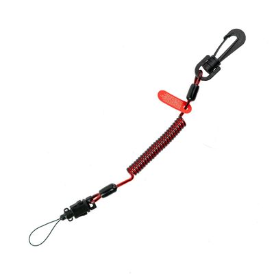 Coil E-Tether With Poly Clip (Non-Conductive) Coil E-Tether With Poly Clip (Non-Conductive)