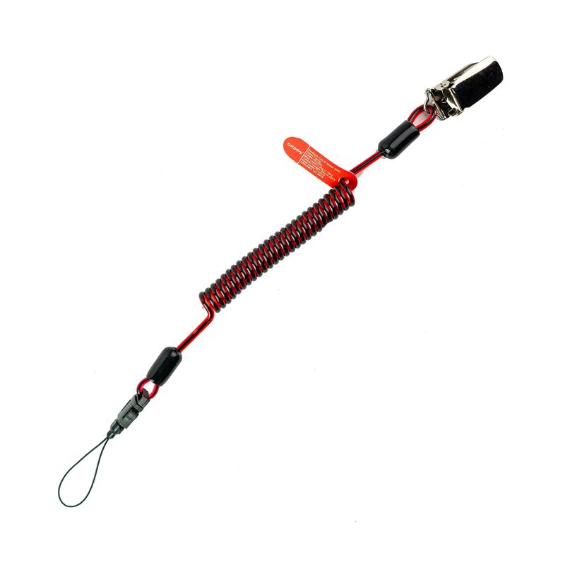 Coil E-Tether With Steel Clamp (10 Pack) Coil E-Tether With Steel Clamp (10 Pack)