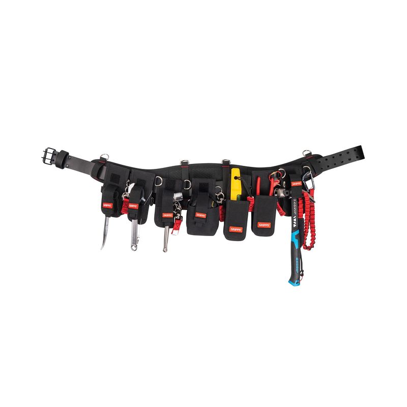 Scaffolders Kit -  7 Tool Retractable with Leather Belt - Size Small Scaffolders Kit -  7 Tool Retractable with Leather Belt - Size Small