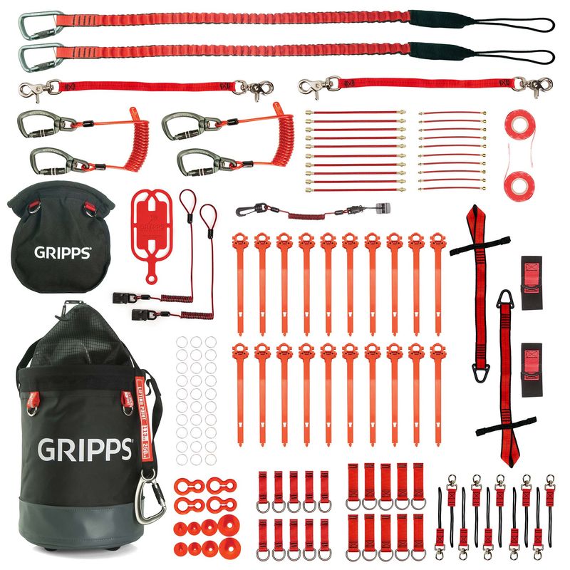 60-Tool Tether Kit With Bull Bag And Bolt-Safe Pouch 60-Tool Tether Kit With Bull Bag And Bolt-Safe Pouch