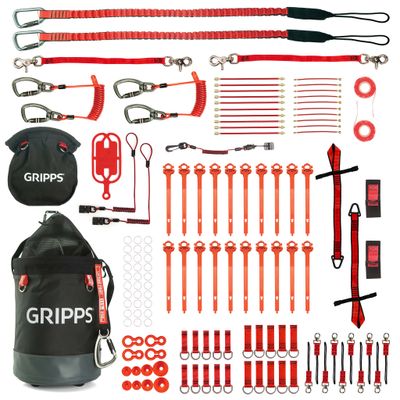 60-Tool Tether Kit With Bull Bag And Bolt-Safe Pouch 60-Tool Tether Kit With Bull Bag And Bolt-Safe Pouch