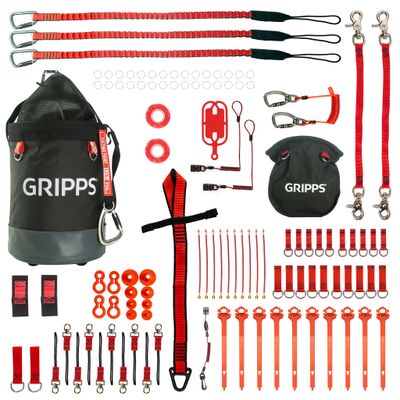 40-Tool Tether Kit with Bull Bag and Bolt-Safe Pouch 40-Tool Tether Kit with Bull Bag and Bolt-Safe Pouch