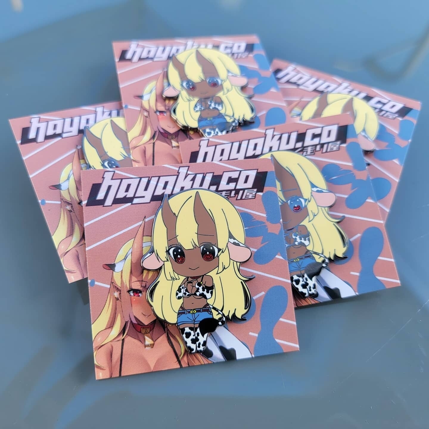 Chibi Momo Enamel Pin