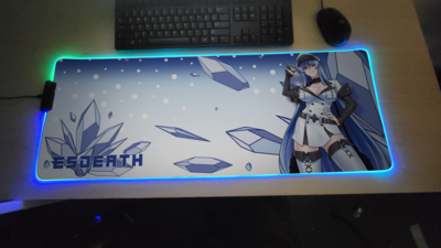 Esdeath &amp; Akame Lit Desk Mat