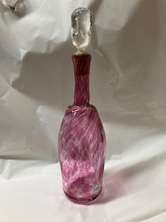 Flaska rosa med kork