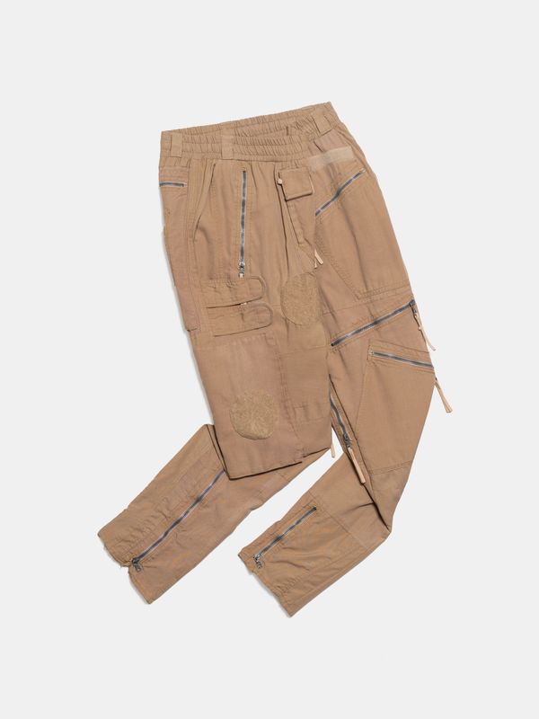 PANTALON CARGO MULTI-POCHES À TAILLE ÉLASTIQUE